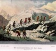 Vstup na Mont Blanc, dobov vyobrazen (roenka DuAV 1907)