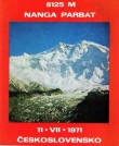 kol., 8125m Nanga Parbat, 11.VII.1971, eskoslovensko, zaujmov publikcia JAMES, Poprad 1971